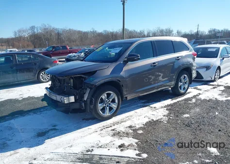 2018 Toyota Highlander Limited z USA, uszkodzony, nr VIN 5TDDZRFH2JS887222